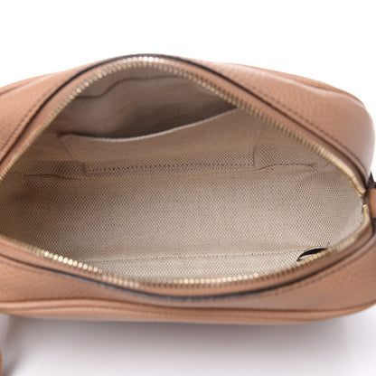 Gucci Pebbled Calfskin Small Soho Disco Bag Camelia 5 of 11