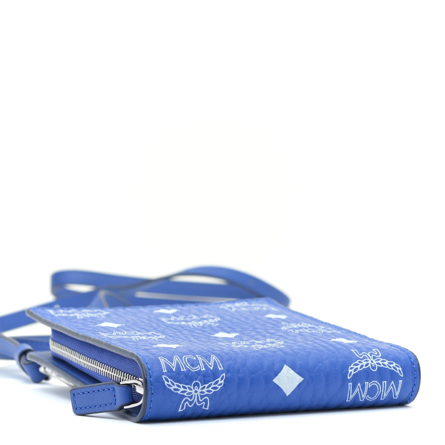 MCM Visetos Surf The Web Smart Phone Case Blue 3 of 9