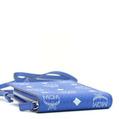 MCM Visetos Surf The Web Smart Phone Case Blue 3 of 9
