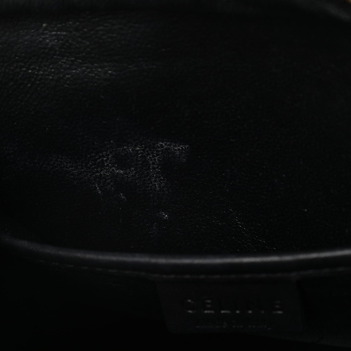 Bullhide Calfskin Nubuck Bi-Color Nano Luggage Black White