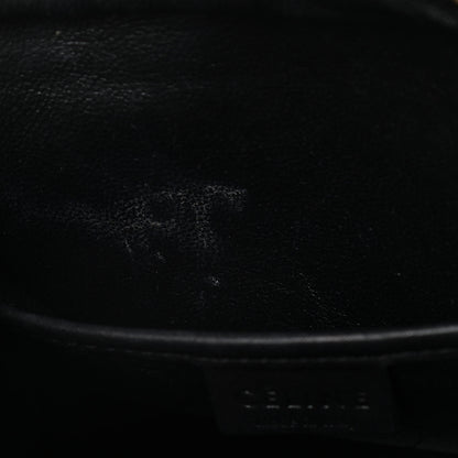 Celine Bullhide Calfskin Nubuck Bi-Color Nano Luggage Black White 8 of 12