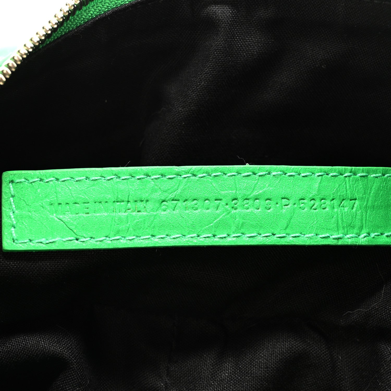 Balenciaga Agneau Arena Small Le Cagole Shoulder Bag Vivid Green 7 of 10