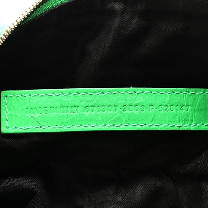 Balenciaga Agneau Arena Small Le Cagole Shoulder Bag Vivid Green 7 of 10