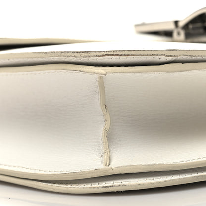 Celine Liege Calfskin Medium Classic Box Flap Bag White 10 of 14