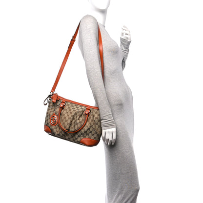 Gucci Monogram Medium Sukey Top Handle Orange 2 of 10