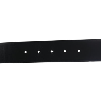 Valentino Garavani Glossy Calfskin Monochrome VLogo Belt 90 36 Black 4 of 6