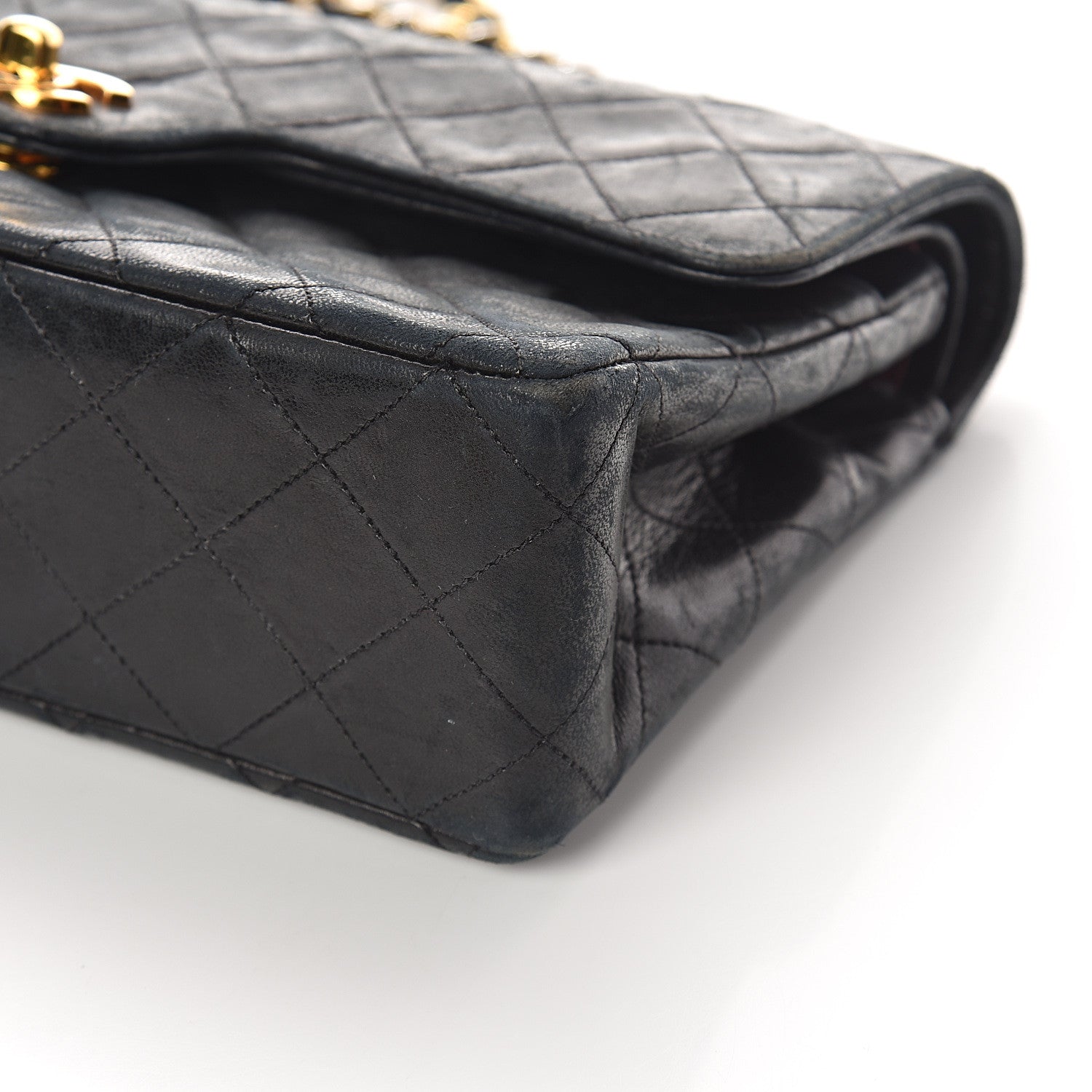 Chanel Lambskin Quilted Small Double Flap Black 10 of 10