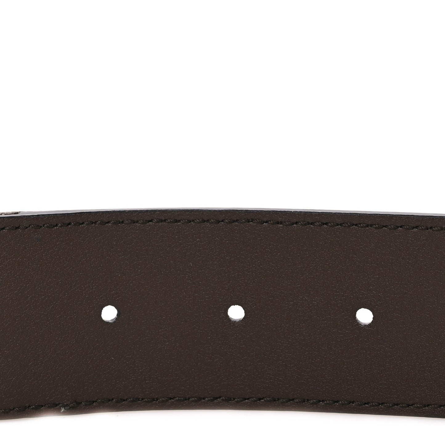 Monogram Jumbo GG Textured Dollar Calfskin Double G 40mm Belt 80 32 Camel Ebony