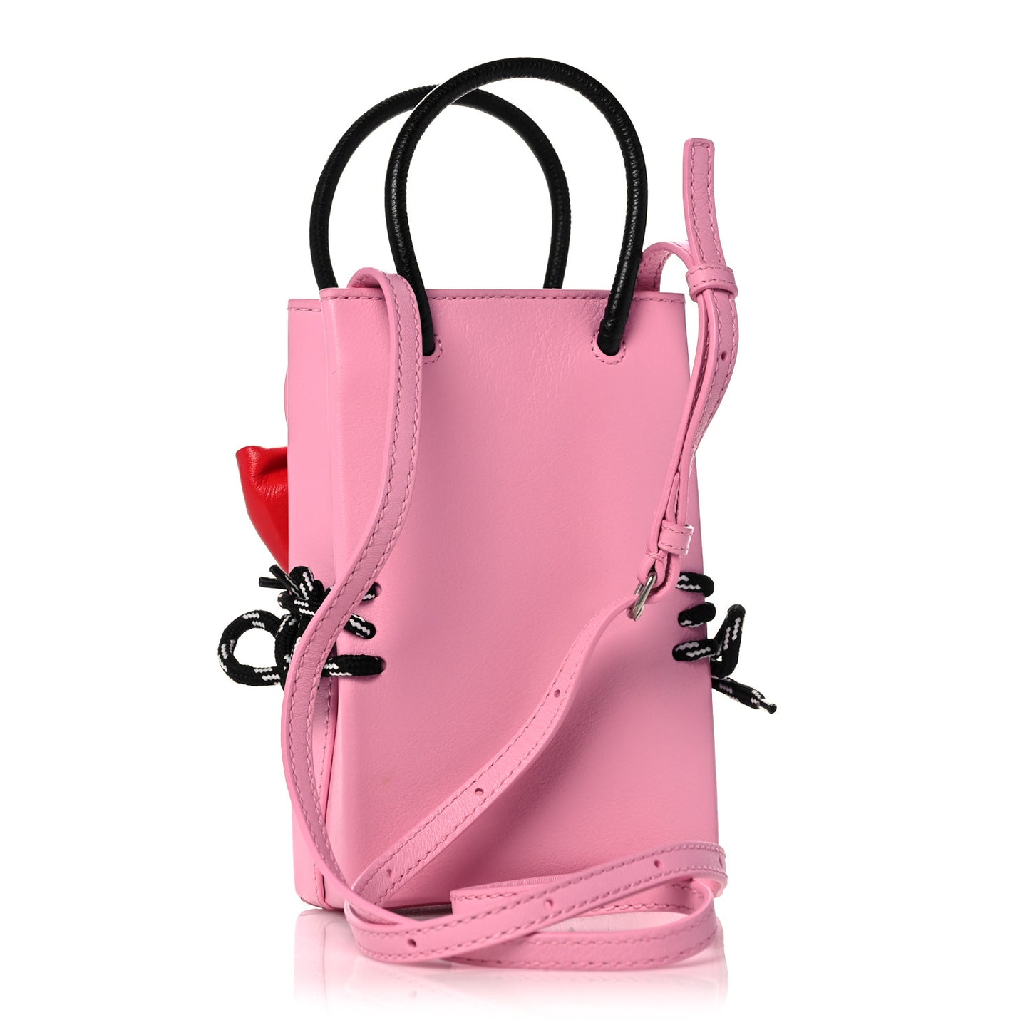 Calfskin Hello Kitty Phone Holder Bag Pink
