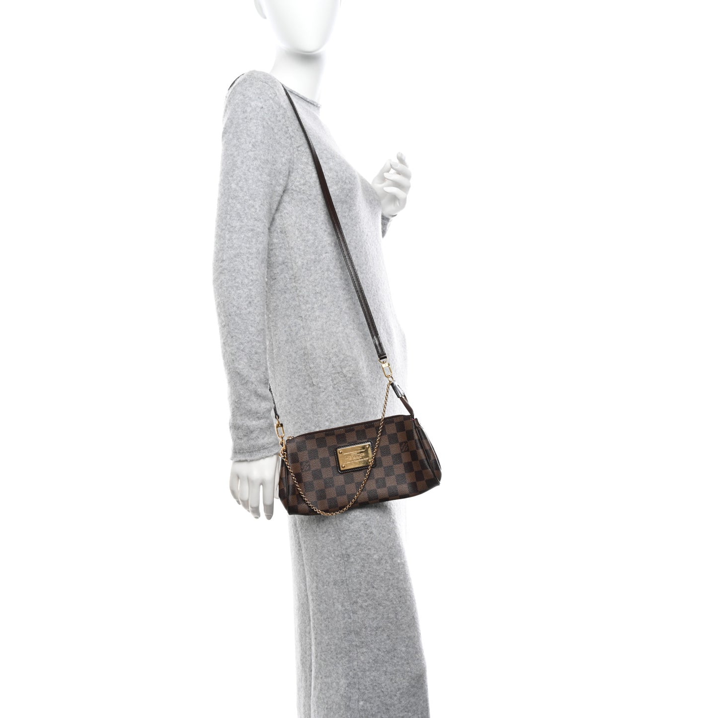 Damier Ebene Eva Clutch