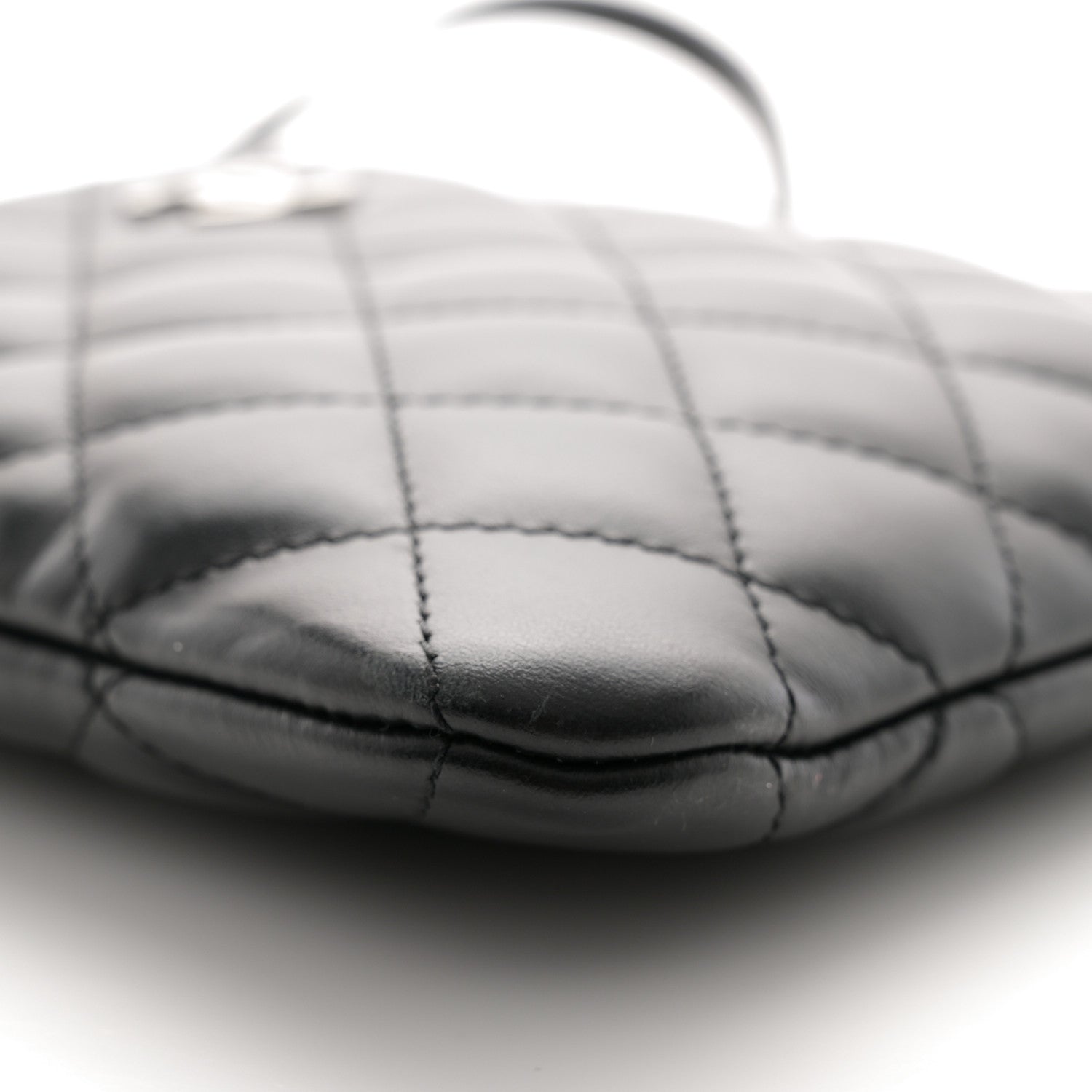 Chanel Lambskin Quilted Crossbody Bag Black 9 of 11