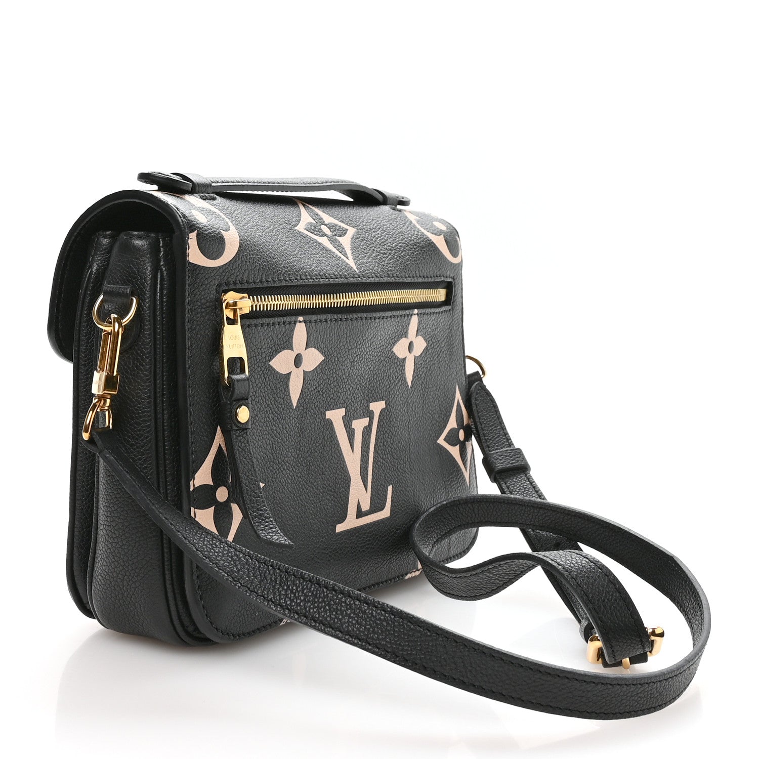 Louis Vuitton Empreinte Monogram Giant Pochette Metis Black Beige 4 of 19
