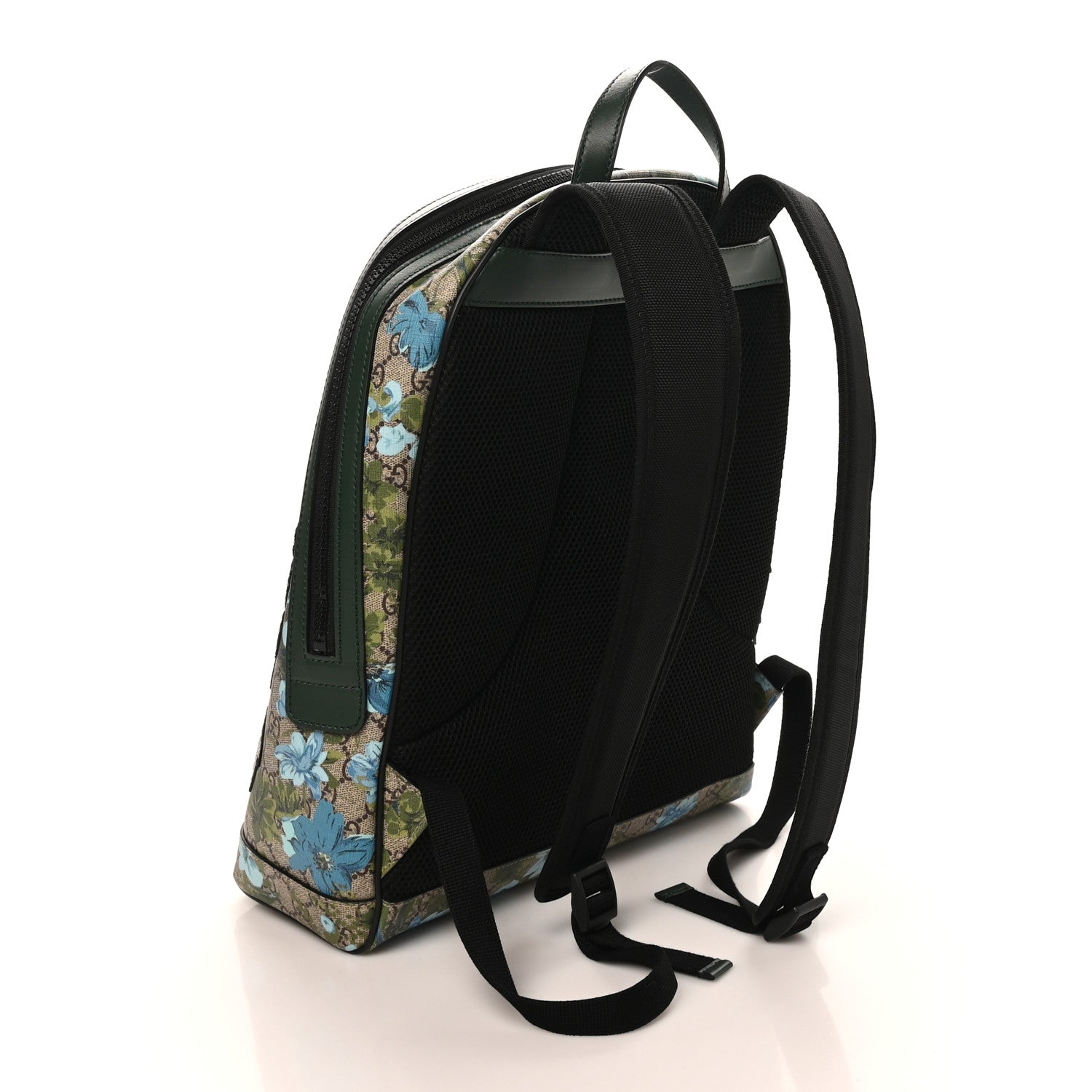 Gucci GG Supreme Monogram Blooms Bird Embroidered Dome Backpack 3 of 9