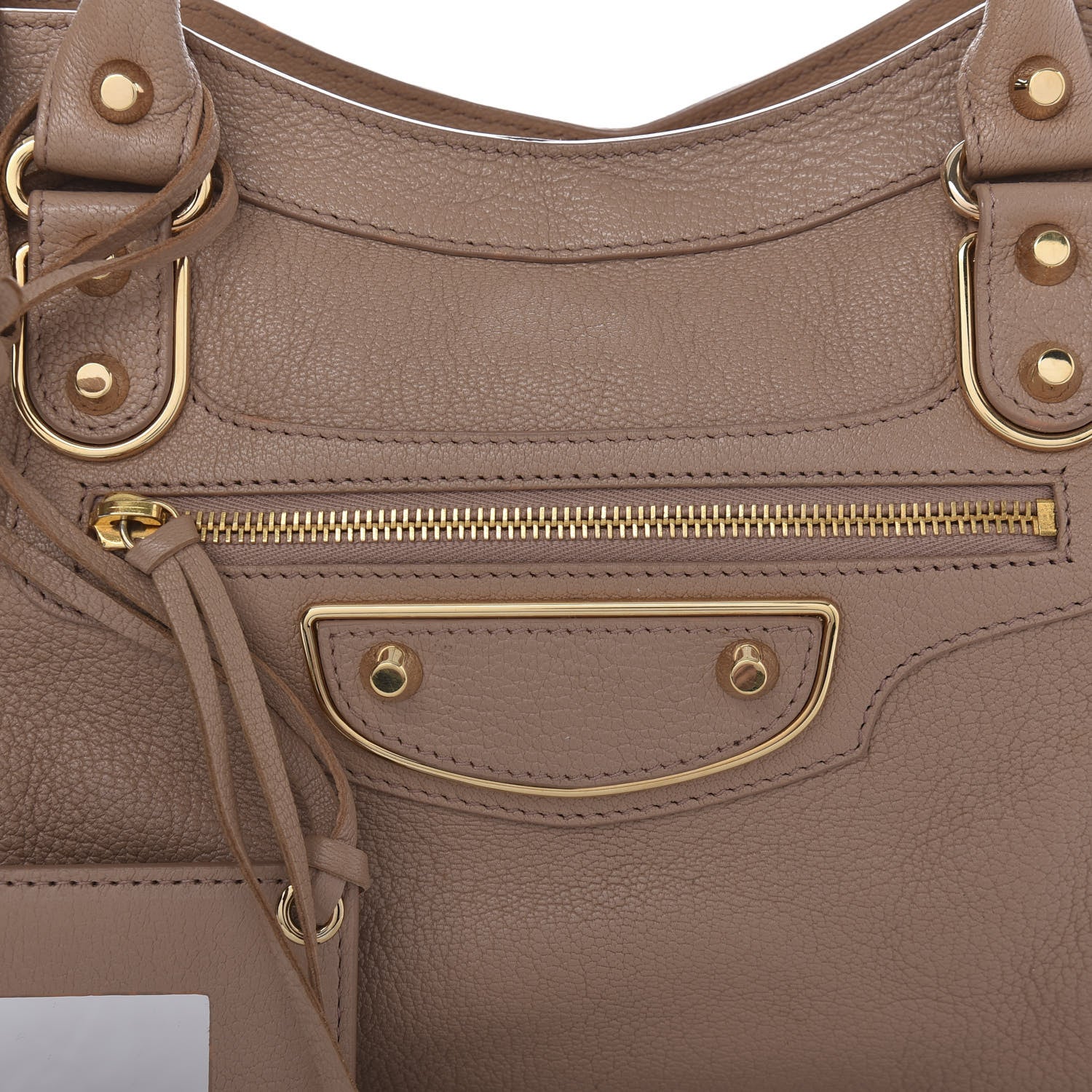 Balenciaga Chevre Gold Metallic Edge Hardware City Rose Des Sables 10 of 13