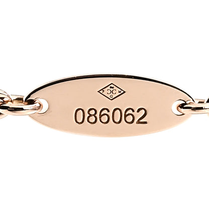 Christian Dior 18K Rose Gold Diamond Black Onyx Rose Des Vents Medallion Necklace 7 of 7