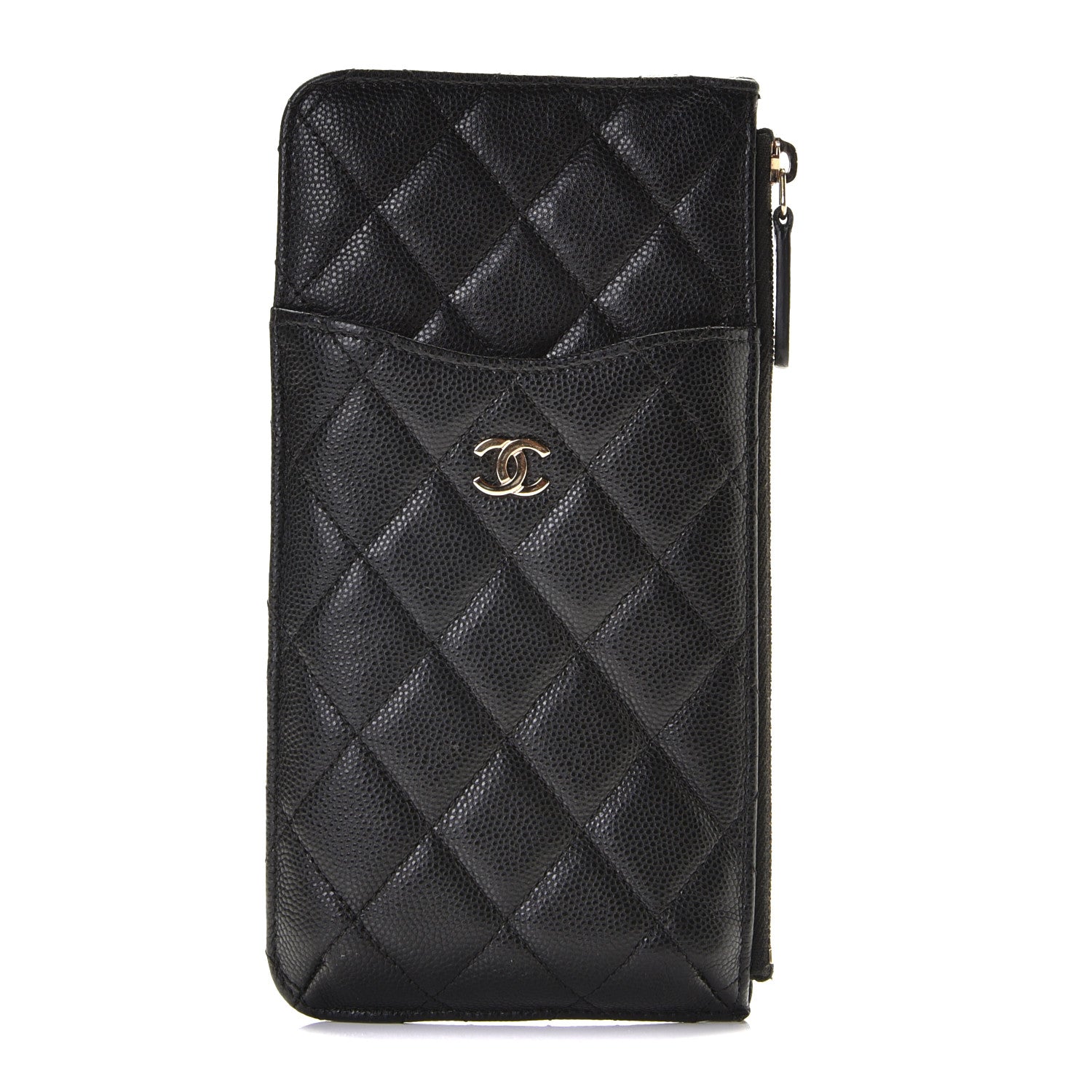 Chanel Caviar Quilted Classic iPhone Pouch Black 1 of 8