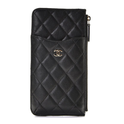 Chanel Caviar Quilted Classic iPhone Pouch Black 1 of 8