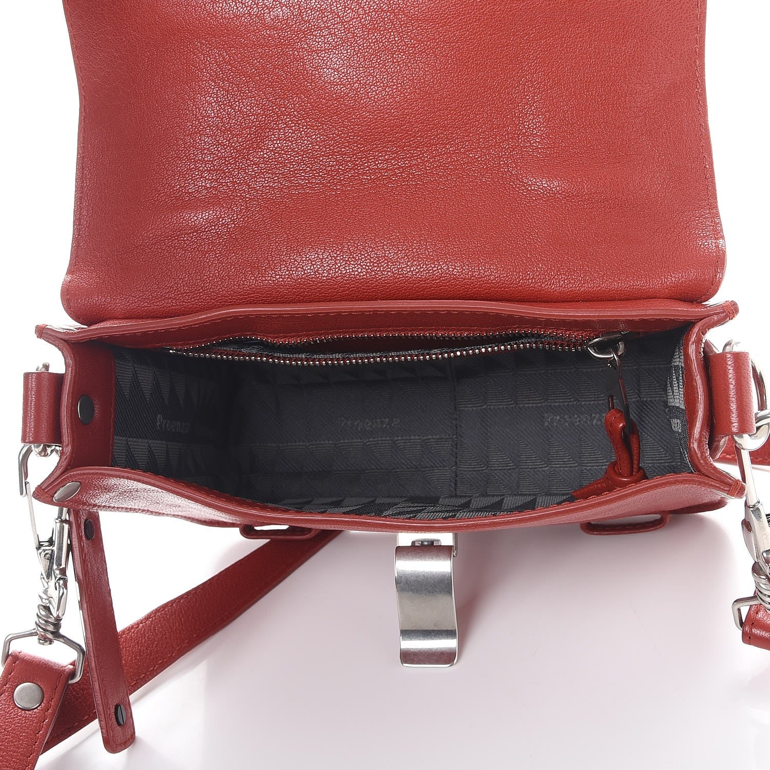 Proenza Schouler Lambskin PS1 Mini Pouch Messenger Brick 5 of 8