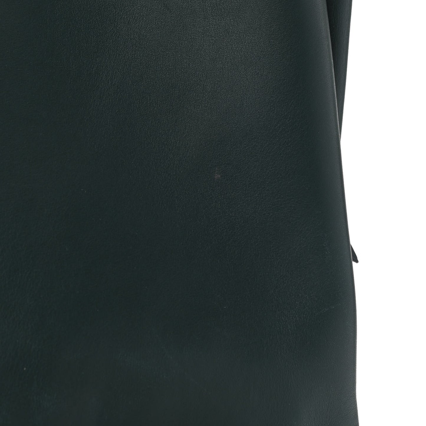 Smooth Calfskin Medium Tri-Fold Bag Bottle Green