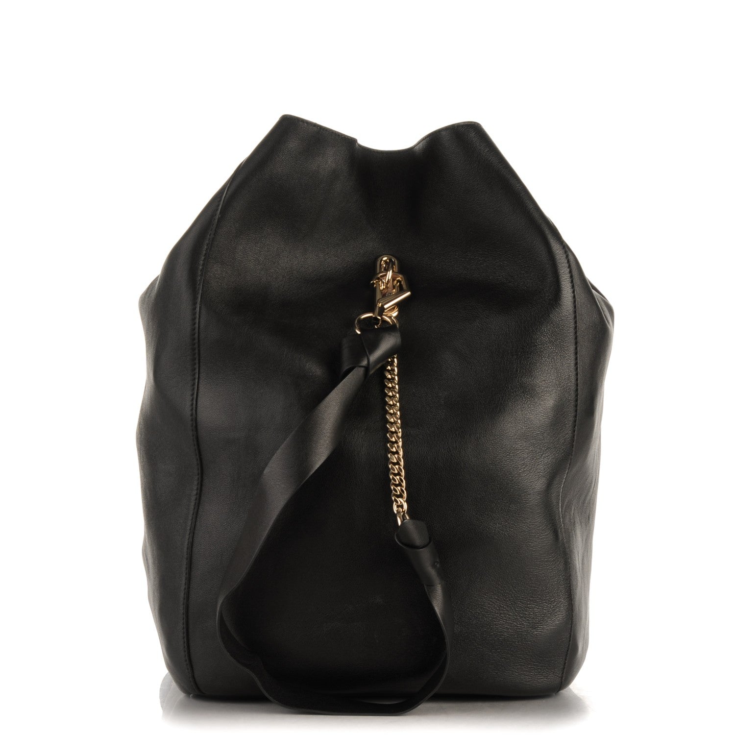 Jimmy Choo Nappa Large Echo Convertible Backpack Black 1 of 8