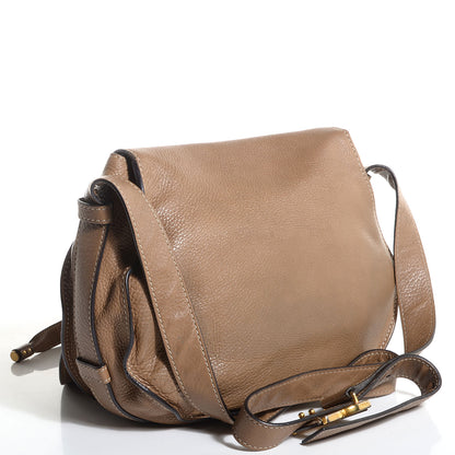Chloe Calfskin Medium Marcie Round Crossbody Bag Nut 3 of 8