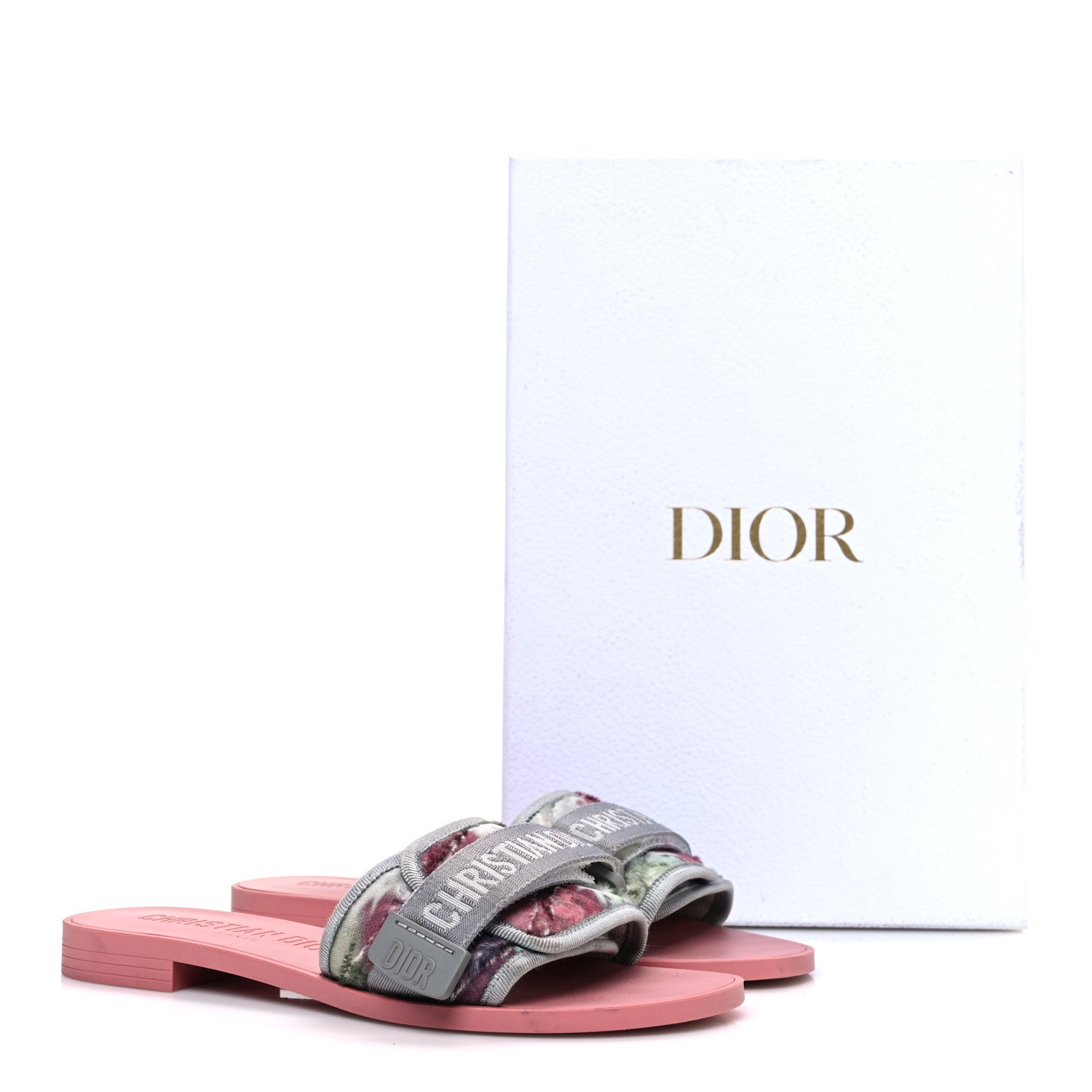 Christian Dior Canvas Nylon Camouflage Dio(r)evolution Mule Slide Sandals 36 Willow Green 11 of 11
