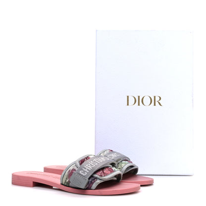 Christian Dior Canvas Nylon Camouflage Dio(r)evolution Mule Slide Sandals 36 Willow Green 11 of 11