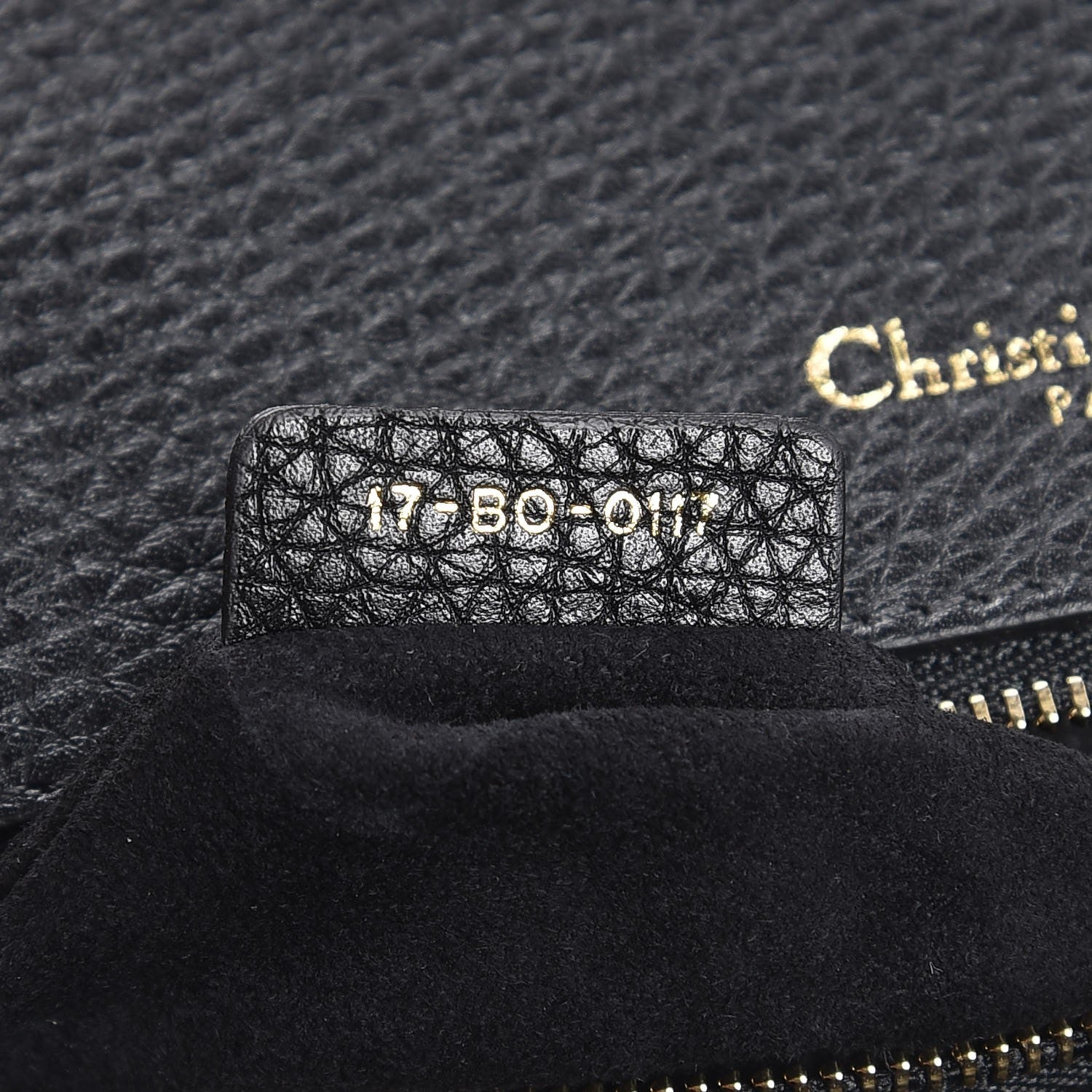 Christian Dior Grained Calfskin Medium Diorama Flap Bag Black 7 of 8