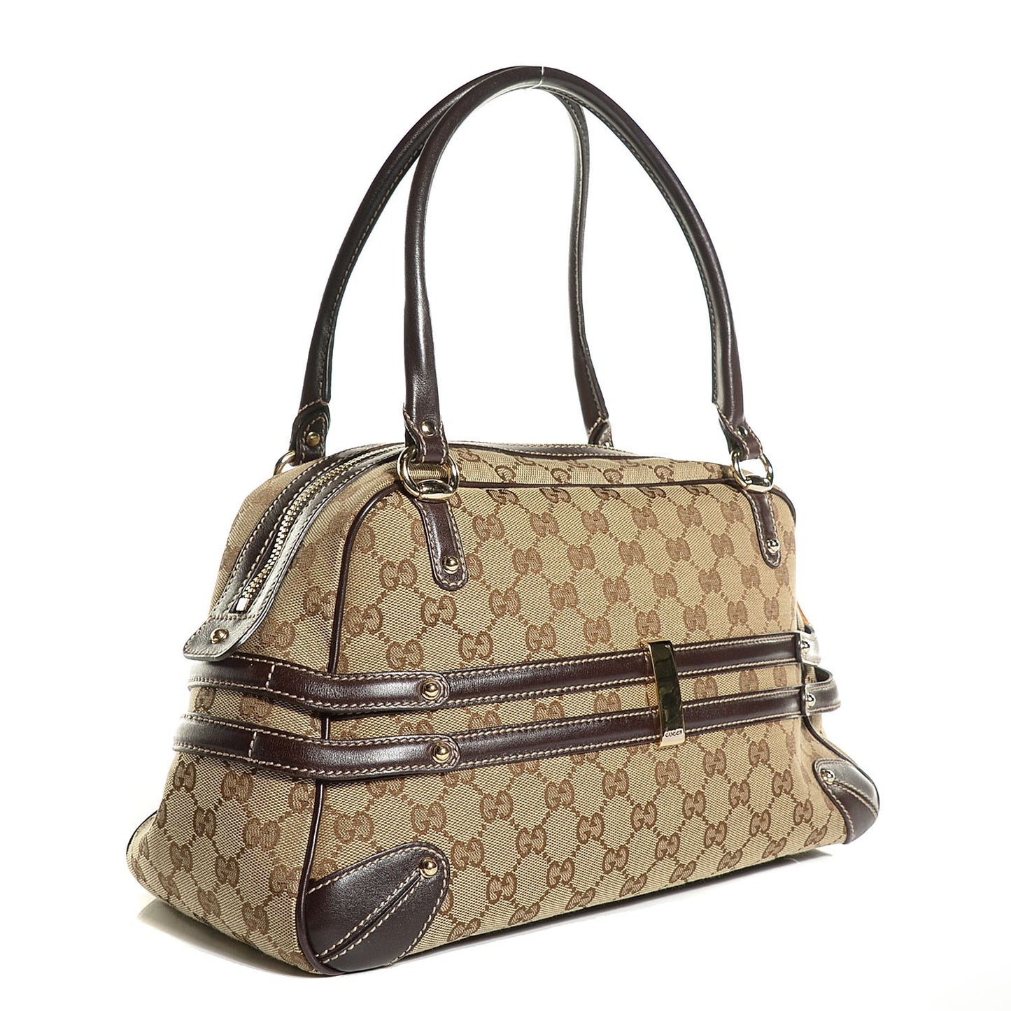 Monogram Large Wave Boston Dark Brown