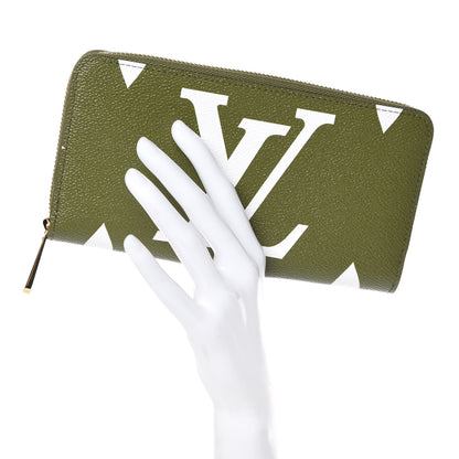 Louis Vuitton Monogram Giant Zippy Wallet Kaki White 2 of 10