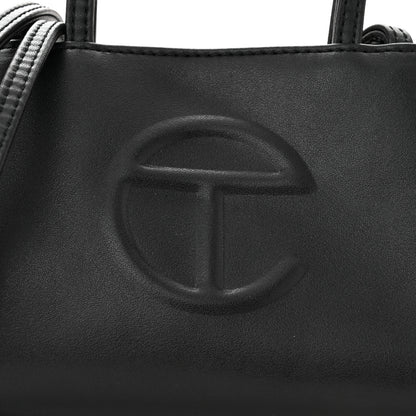 Telfar Vegan Leather Small Shopping Bag Black 8 of 10