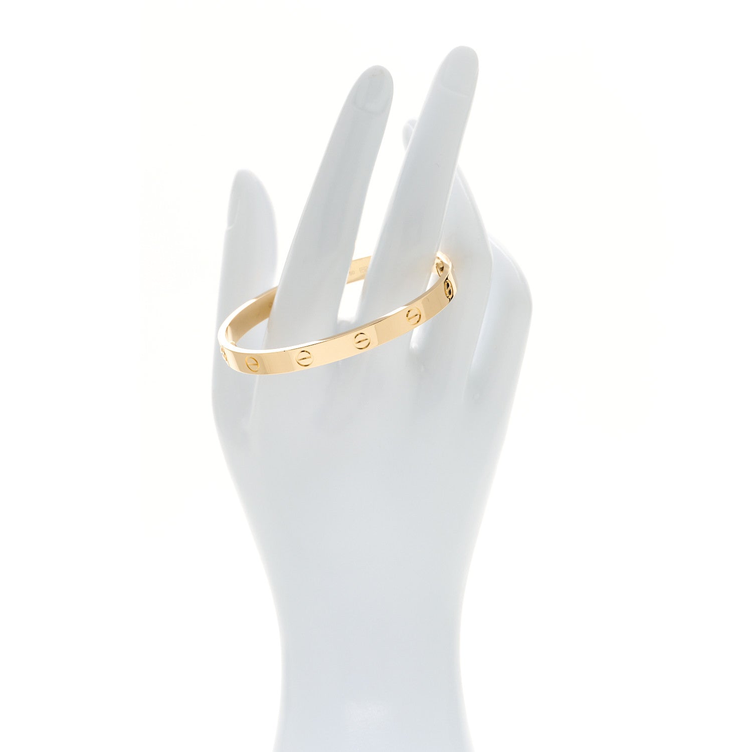 Cartier 18K Yellow Gold LOVE Bracelet 17 2 of 9
