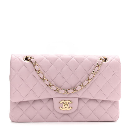 Chanel Caviar Quilted Medium Double Flap Light Pink 1 of 10