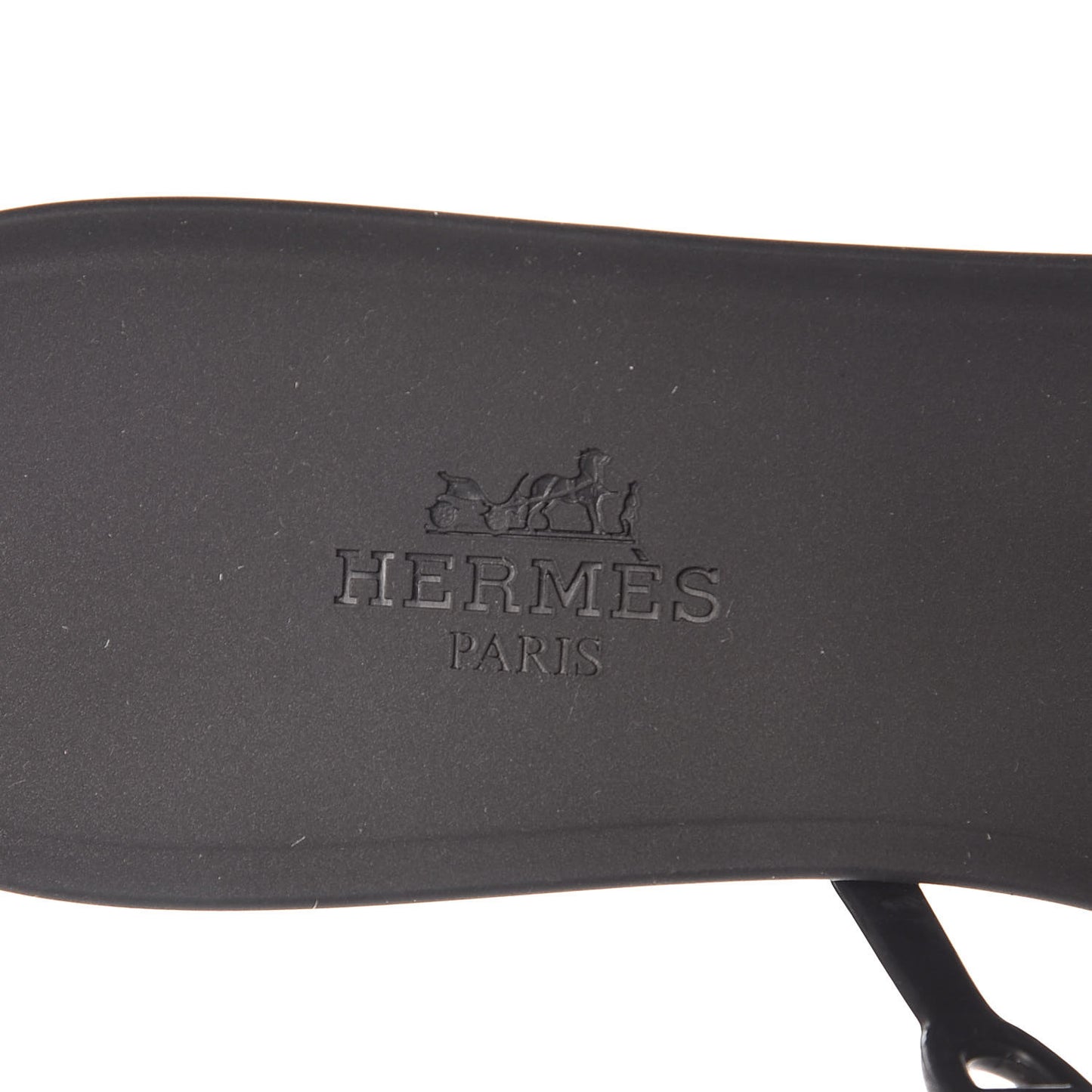 Rubber Chaine d'Ancre Rivage Sandals 37 Black