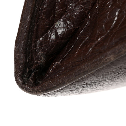 Balenciaga Agneau Classic Hardware Money Wallet Brown 8 of 13