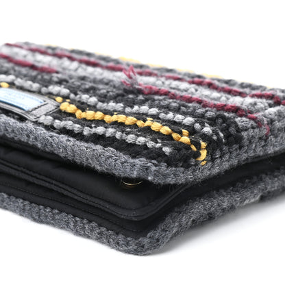 Prada Tweed Maglia Etiquette Flap Multicolor 8 of 8