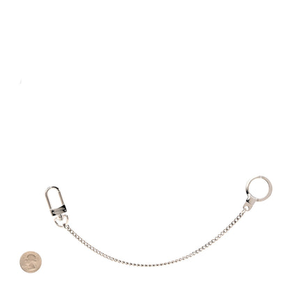 Louis Vuitton Pochette Extender Key Ring Chain Silver 2 of 5