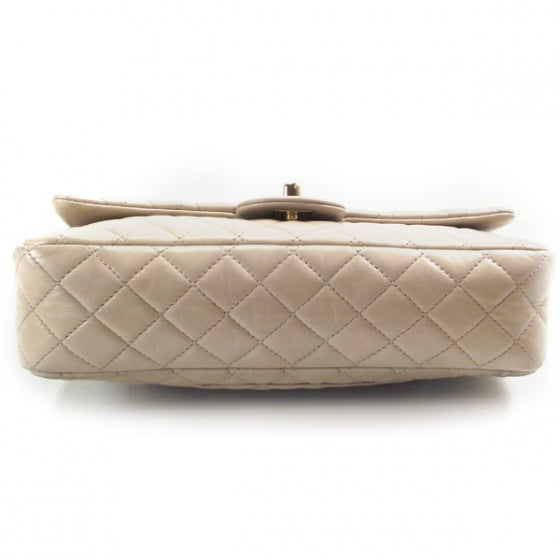 Lambskin Valentine Charms Medium Flap Beige