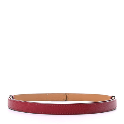 Hermes Epsom Kelly Belt Rouge Casaque 2 of 4