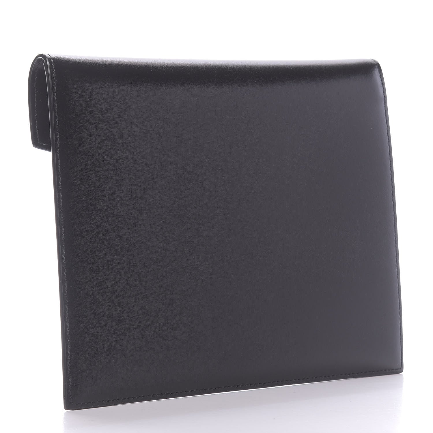 Saint Laurent Smooth Shiny Calfskin Monogram Uptown Baby Pouch Black 4 of 11