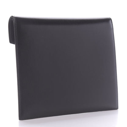 Saint Laurent Smooth Shiny Calfskin Monogram Uptown Baby Pouch Black 4 of 11