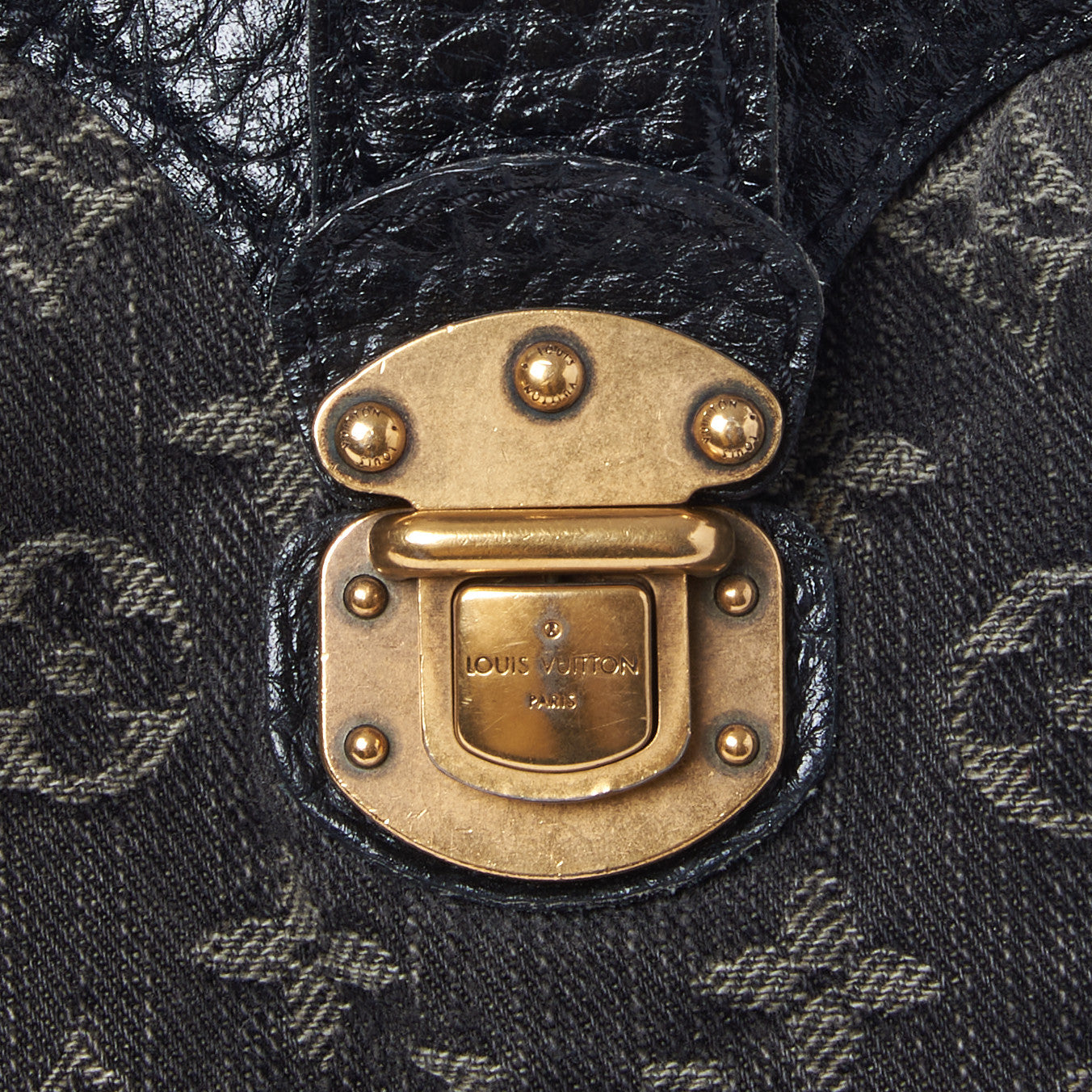 Louis Vuitton Denim Mahina XS Black 9 of 9