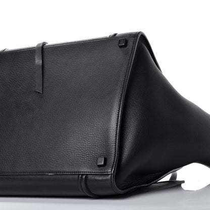 Celine Supple Calfskin Medium Phantom Luggage Black 8 of 10