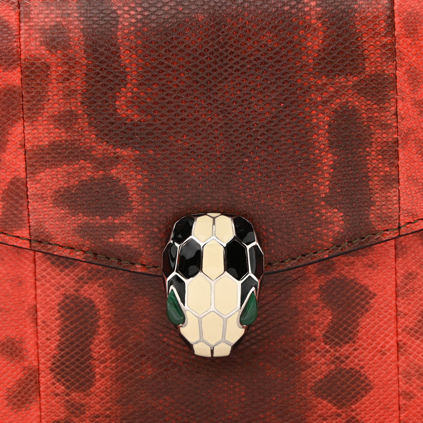 Karung Serpenti Forever Small Shoulder Bag Red