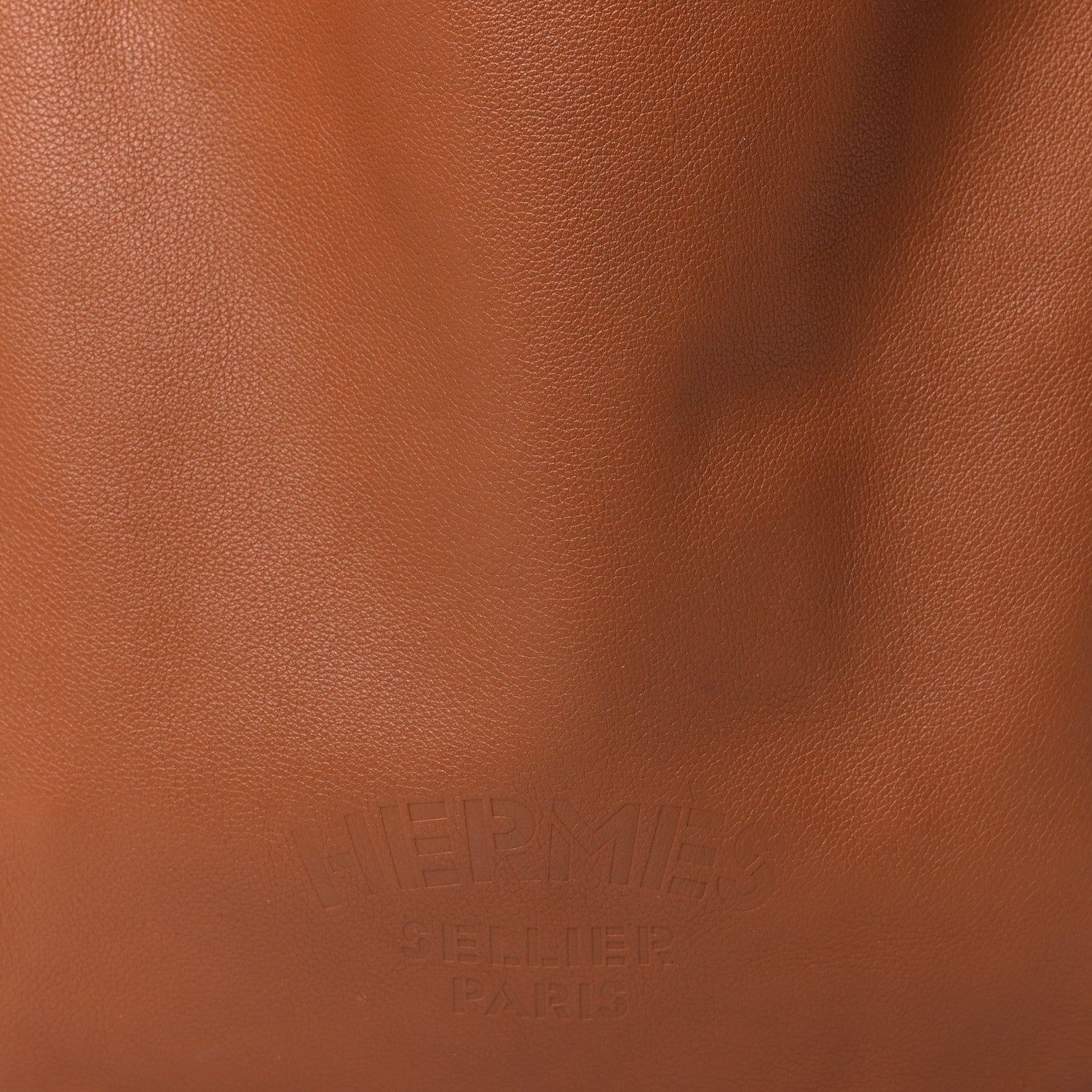 Hermes Cheri Calfskin Bridado Backpack Gold 7 of 9