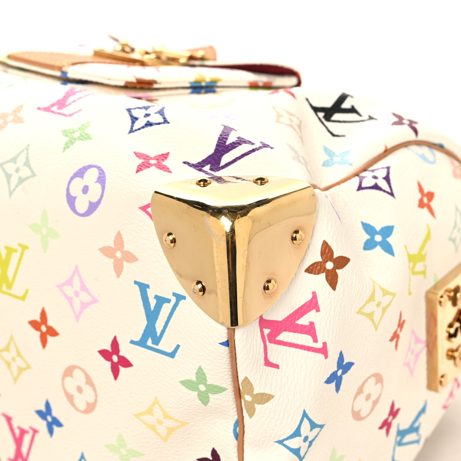 Louis Vuitton Monogram Multicolor Speedy 30 White 9 of 11