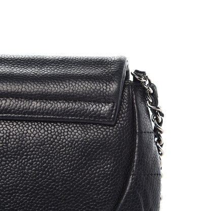 Chanel Caviar Half Moon Wallet On Chain WOC Black 14 of 15