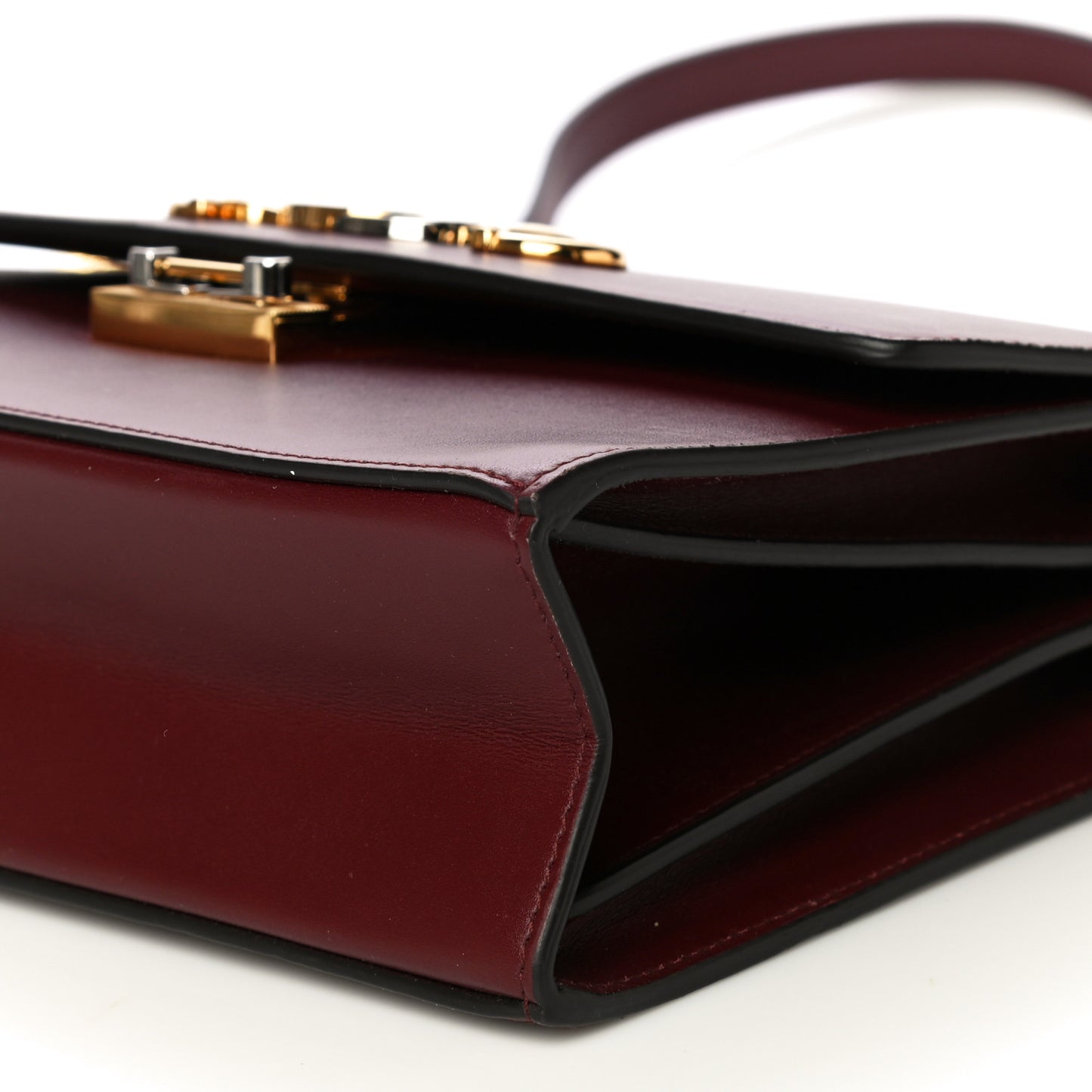 Smooth Calfskin Small Zumi Shoulder Bag Vintage Bordeaux