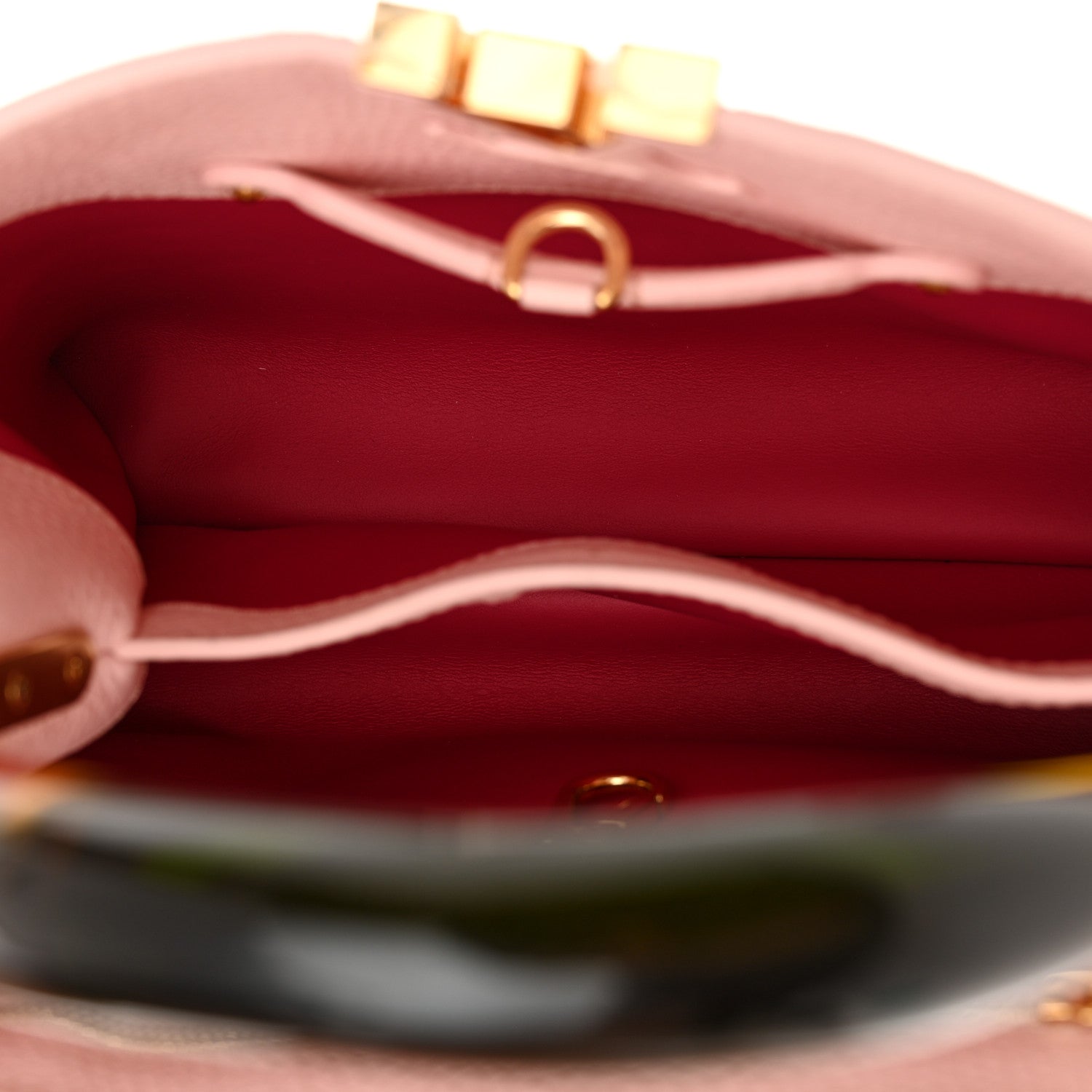 Louis Vuitton Taurillon Resin Murano Capucines BB Rose Jasmin 5 of 11