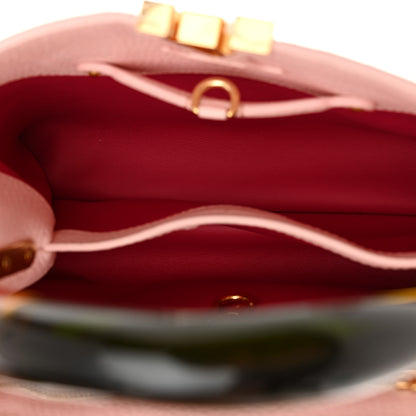 Louis Vuitton Taurillon Resin Murano Capucines BB Rose Jasmin 5 of 11
